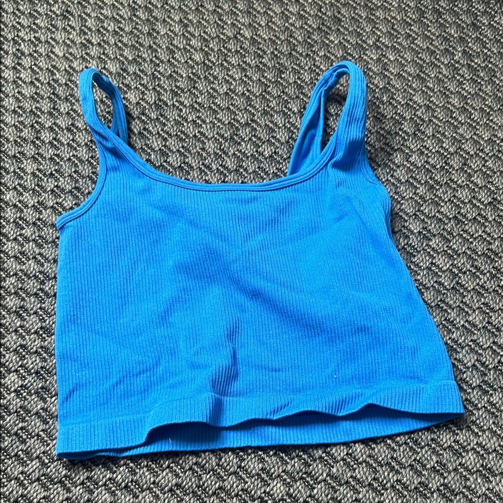 Amazon Women's Blue Crop Top